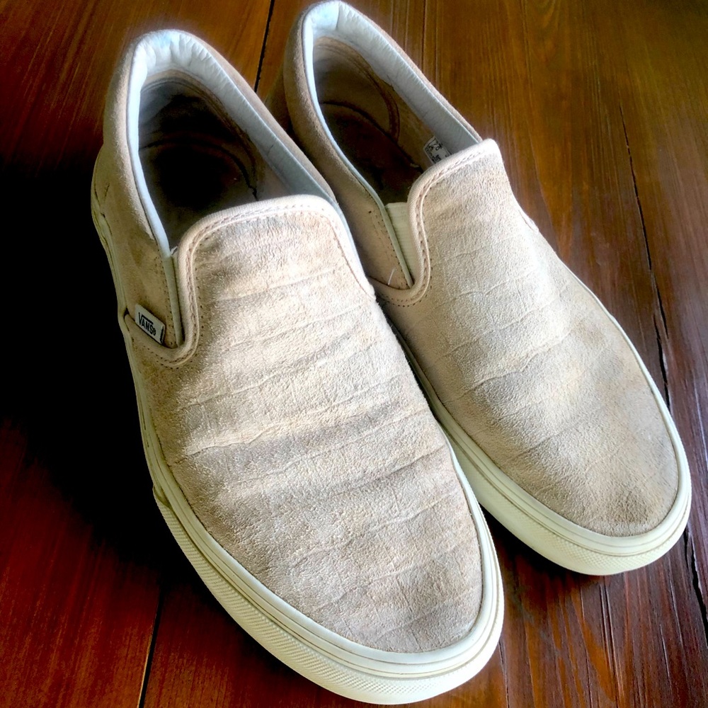 Vans - Blush Pink Suede - Size 8.5